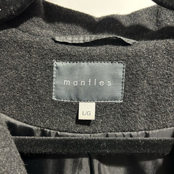 Classic Black Pea Coat for Women - Picture 2 of 6